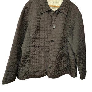 Reversible black and white puff blazer Light weight